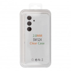 Kryt CLEAR 2mm BOX na Samsung Galaxy S24 Transparentný