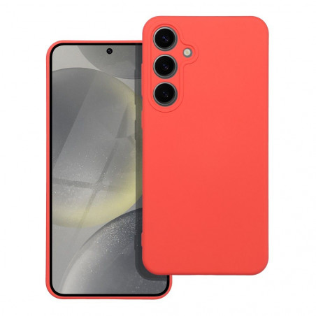 Kryt Silicone na Samsung Galaxy S24 PLUS Elegant Broskyňový