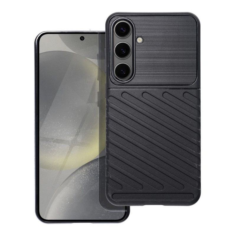 Kryt THUNDER na Samsung Galaxy S24 PLUS Čierny