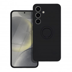 Kryt Silicone ring na Samsung Galaxy S24 Čierny