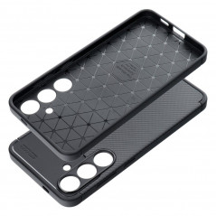 Kryt Carbon premium na Samsung Galaxy S24 PLUS Elegant  Čierny