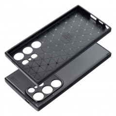 Kryt Carbon premium na Samsung Galaxy S24 ULTRA Elegant  Čierny