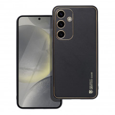Kryt Leather na Samsung Galaxy S24 Čierny