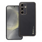 Kryt Leather na Samsung Galaxy S24 Čierny