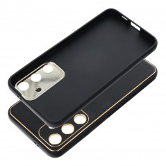 Kryt Leather na Samsung Galaxy S24 PLUS Čierny