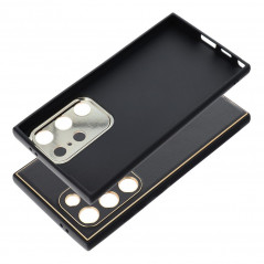 Kryt Leather na Samsung Galaxy S24 ULTRA Čierny