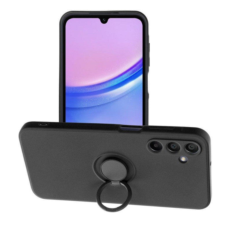 Kryt Silicone ring na Samsung Galaxy A15 5G Čierny