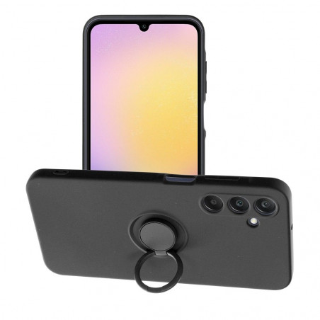 Kryt Silicone ring na Samsung Galaxy A25 5G Čierny