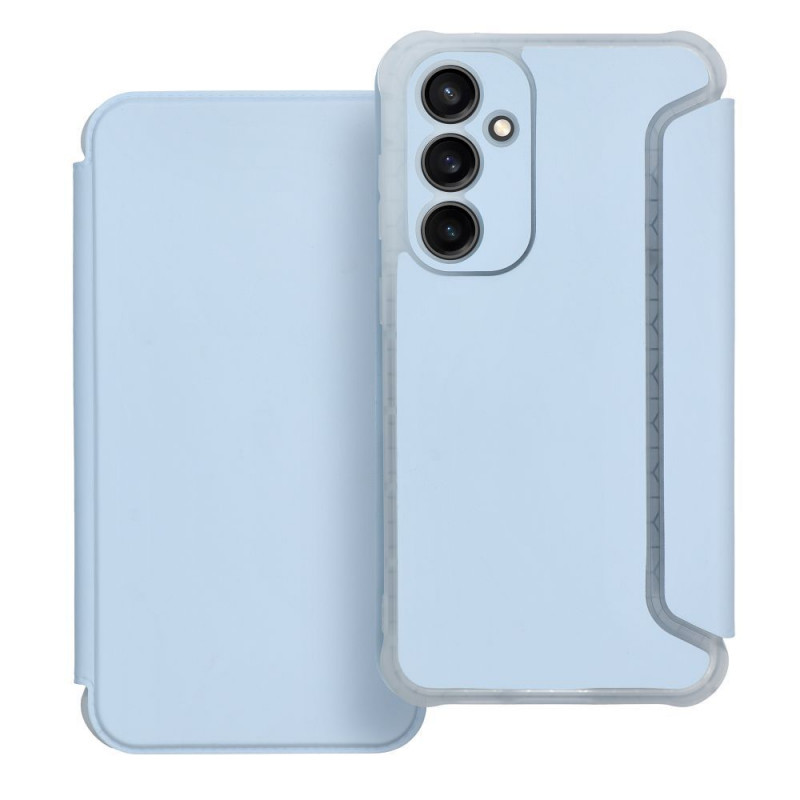 Peňaženkové puzdro Piano Book na Samsung Galaxy S23 FE Svetlo modrý