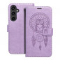 Peňaženkové puzdro MEZZO Book na Samsung Galaxy S23 FE Lapač snov  Fialový (Purple)