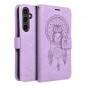 Peňaženkové puzdro MEZZO Book na Samsung Galaxy S23 FE Lapač snov  Fialový (Purple)