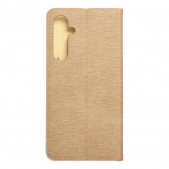 Peňaženkové puzdro LUNA Book Gold na Samsung Galaxy S23 FE Elegant  Zlatý