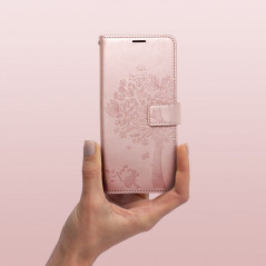 Peňaženkové puzdro MEZZO Book na Samsung Galaxy A35 Strom  Ružovo-zlatý