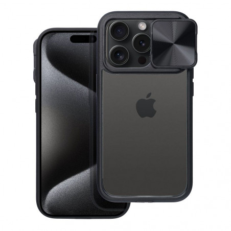 Kryt Slider na Apple iPhone 15 Pro Max Čierny