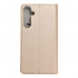 Peňaženkové puzdro Smart Case Book na Samsung Galaxy A35 Zlatý