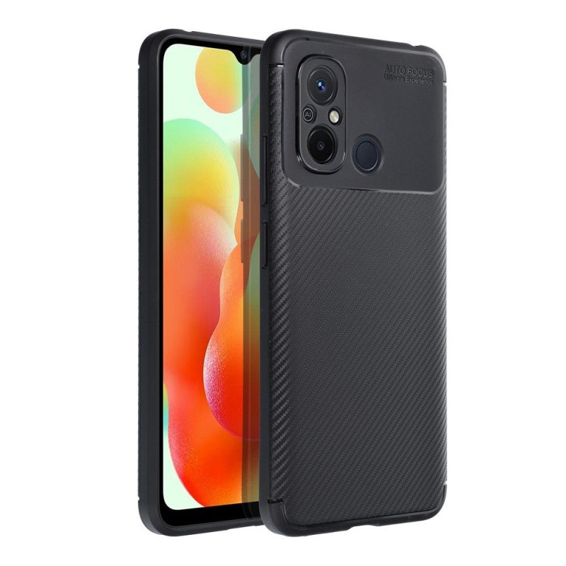 Kryt Carbon premium na XIAOMI Redmi 12C Elegant  Čierny