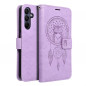 Peňaženkové puzdro MEZZO Book na Samsung Galaxy A15 5G Lapač snov  Fialový (Purple)