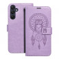 Peňaženkové puzdro MEZZO Book na Samsung Galaxy A25 5G Lapač snov  Fialový (Purple)