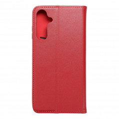 Peňaženkové puzdro Leather case SMART PRO na Samsung Galaxy A25 5G Elegant  Vinovo červený