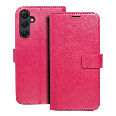 Peňaženkové puzdro MEZZO Book na Samsung Galaxy A25 5G Mandala Purpurový
