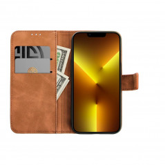 Peňaženkové puzdro TENDER Book na Samsung Galaxy A05 Hnedý