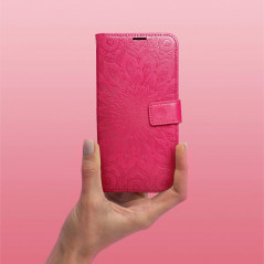 Peňaženkové puzdro MEZZO Book na Samsung Galaxy A05 Mandala  Purpurový