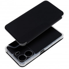 Peňaženkové puzdro Piano Book na XIAOMI Redmi 13C Čierny
