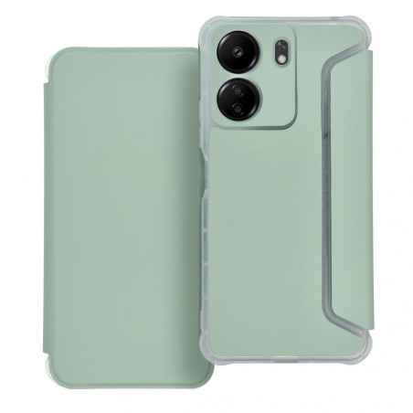 Peňaženkové puzdro Piano Book na XIAOMI Redmi 13C Svetlo zelený