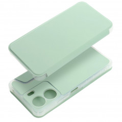 Peňaženkové puzdro Piano Book na XIAOMI Redmi 13C Svetlo zelený
