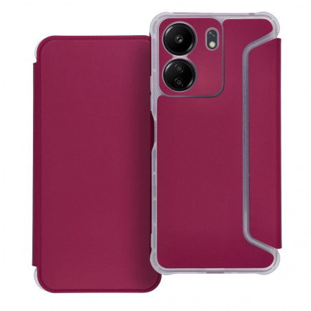 Peňaženkové puzdro Piano Book na XIAOMI Redmi 13C Purpurový