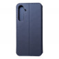 Peňaženkové puzdro Dual Pocket book na Samsung Galaxy A55 Tmavší modrý