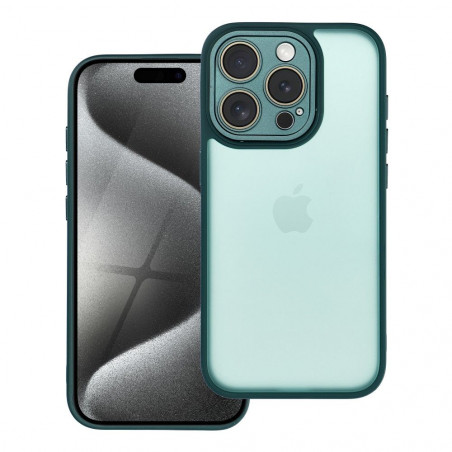 Kryt VARIETE na Apple iPhone 15 Pro Elegant Tmavo zelený