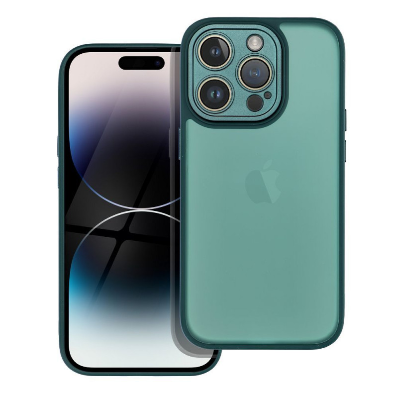 Kryt VARIETE na Apple iPhone 14 Pro Elegant  Tmavo zelený