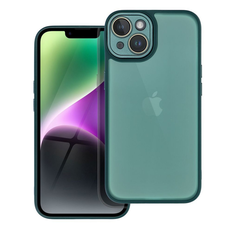 Kryt VARIETE na Apple iPhone 14 Elegant  Tmavo zelený