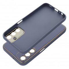 Kryt Leather na Samsung Galaxy A15 5G Modrý