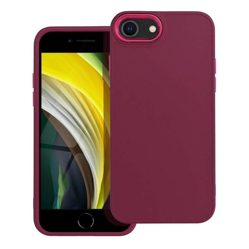 Kryt FRAME na Apple iPhone SE 2020 Elegant  Fialový (Purple)