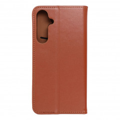 Peňaženkové puzdro Leather case SMART PRO na Samsung Galaxy A55 Elegant  Hnedý