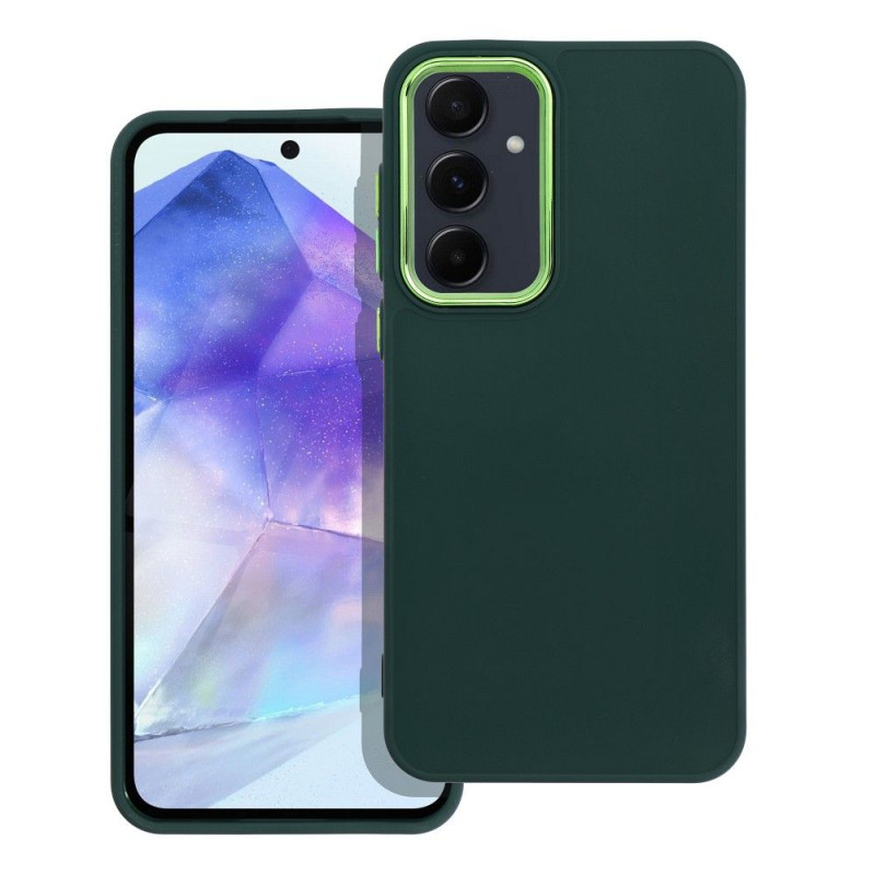 Kryt FRAME na Samsung Galaxy A55 Elegant  Zelený