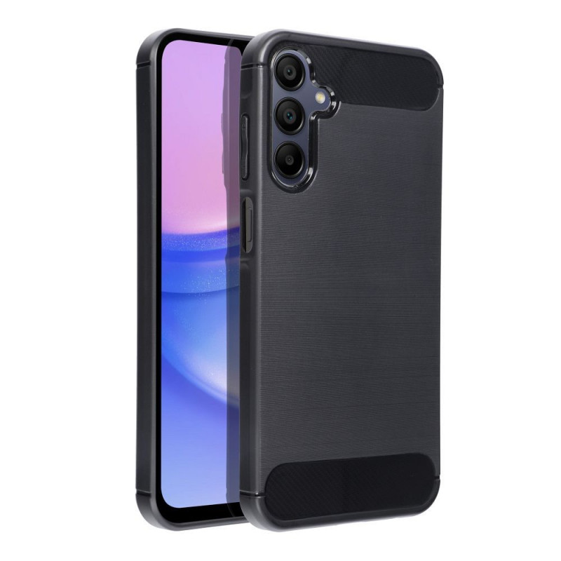 Kryt Carbon na Samsung Galaxy A15 5G Elegant  Čierny