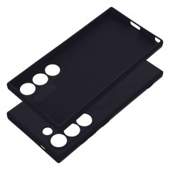 Kryt Silicone Mag Cover na Samsung Galaxy S24 ULTRA MagSAFE  Čierny