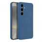 Kryt Silicone Mag Cover na Samsung Galaxy S24 MagSAFE  Modrý