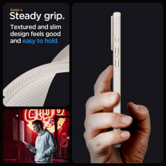 Kryt Spigen  Liquid Air na Apple iPhone 15 Pro Max Prirodzená titánová