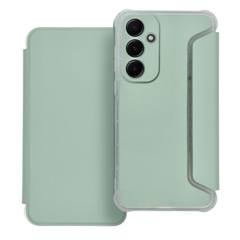 Peňaženkové puzdro Piano Book na Samsung Galaxy A55 Svetlo zelený