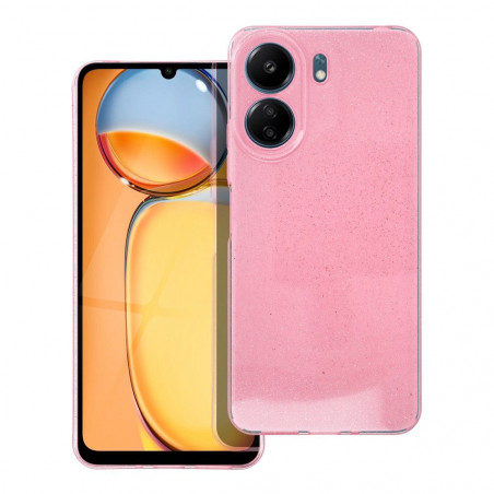 Kryt CLEAR 2mm BLINK na XIAOMI Redmi 13C Ružový