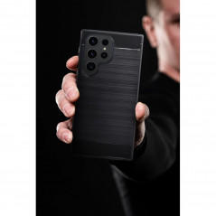 Kryt Carbon na Samsung Galaxy M34 Elegant  Čierny