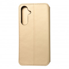 Peňaženkové puzdro Dual Pocket book na Samsung Galaxy A35 Zlatý