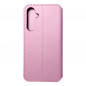 Peňaženkové puzdro Dual Pocket book na Samsung Galaxy A55 Svetlo ružový