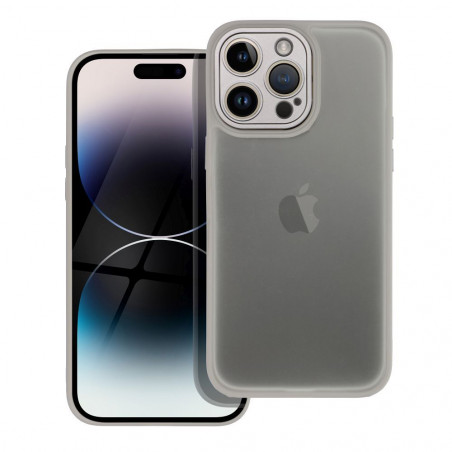 Kryt VARIETE na Apple iPhone 14 Pro Max Elegant  Oceľový