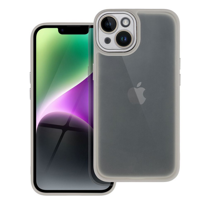 Kryt VARIETE na Apple iPhone 14 Elegant  Oceľový