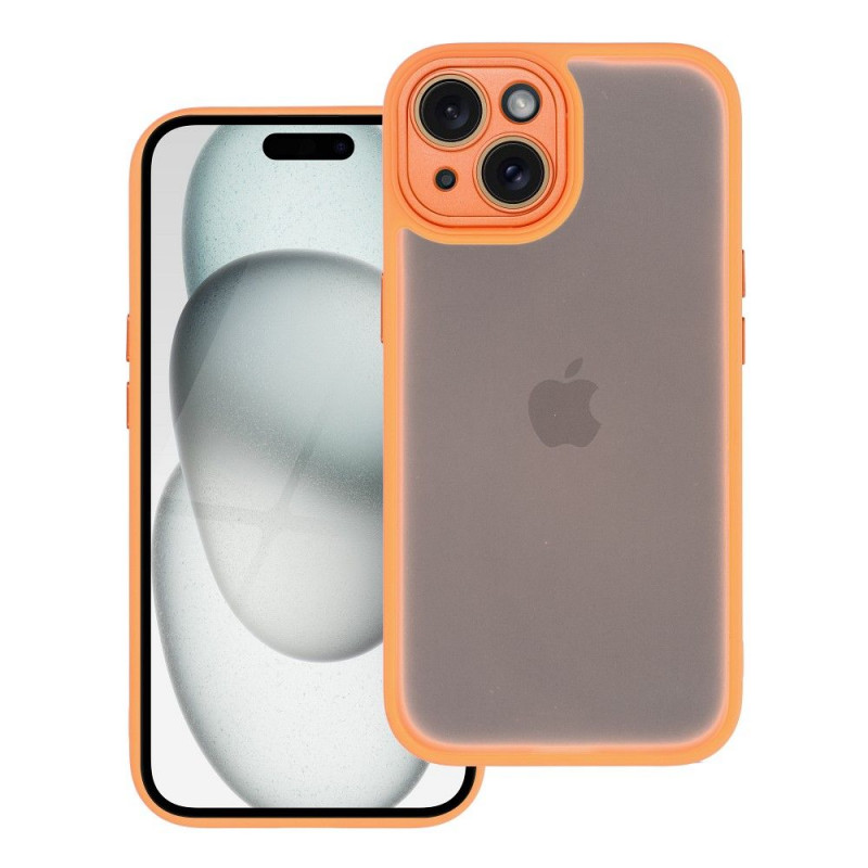 Kryt VARIETE na Apple iPhone 15 Elegant  Marhuľovy